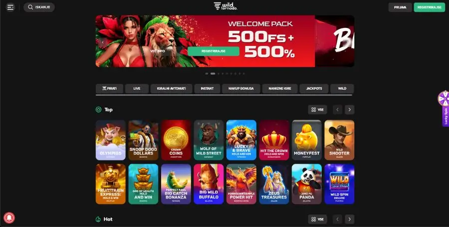 Wild Tornado Casino