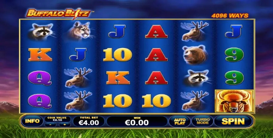 Prikaz Igralnega Avtomata Buffalo Blitz – Playtech