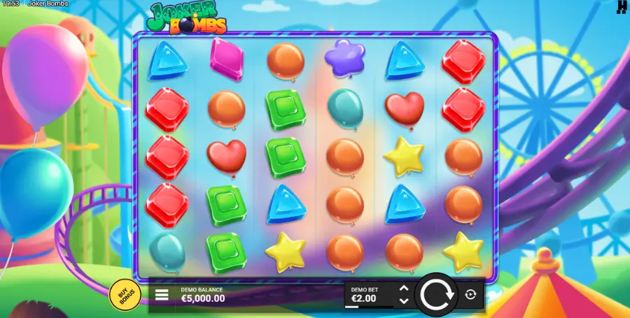 Prikaz Igralnega Avtomata Joker Bombs – Hacksaw Gaming