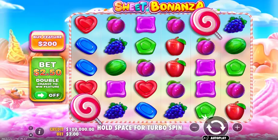 Prikaz Igralnega Avtomata Sweet Bonanza