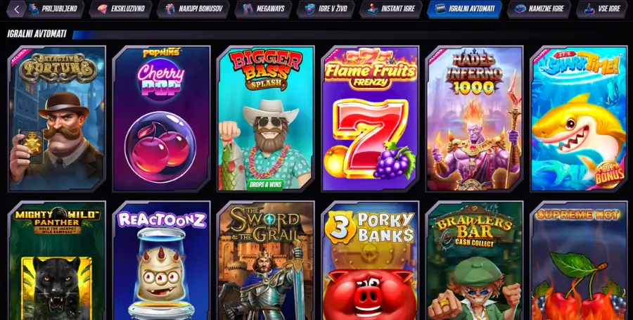 Prikaz Igralnih Avtomatov v Winrolla Casino