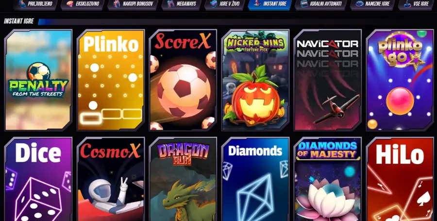 Prikaz Posebnih Iger v Winrolla Casino