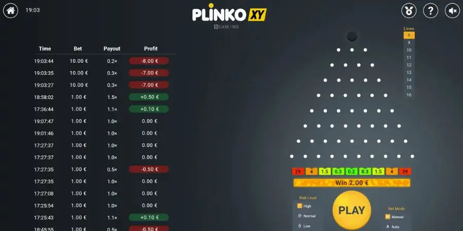 Plinko XY – BGaming