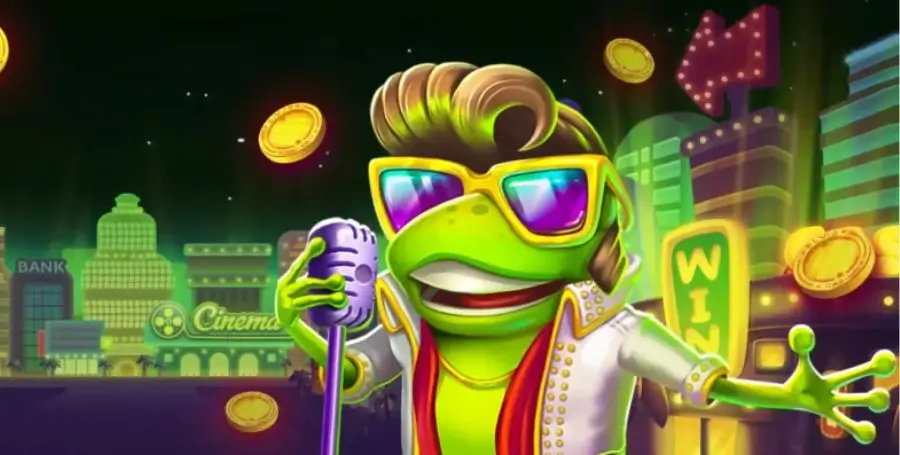Elvis Frog In Vegas