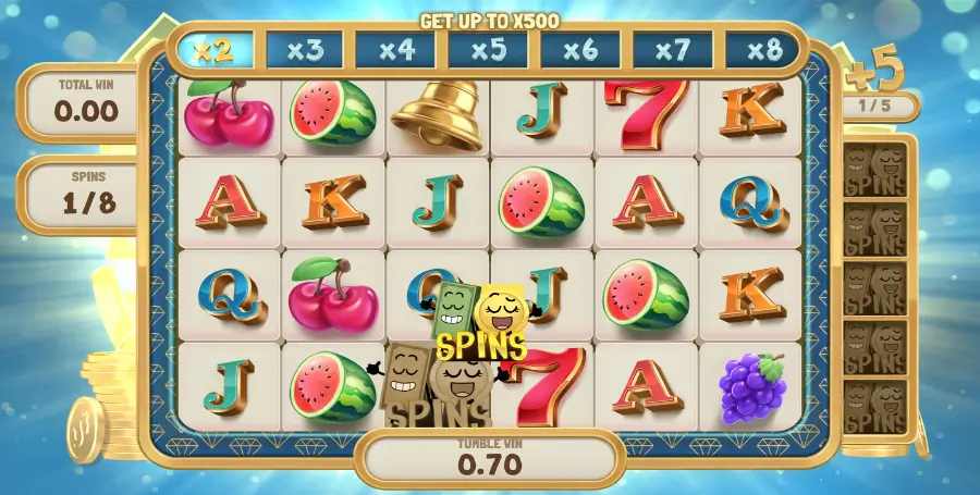 Prikaz Igralnega Avtomata Bill & Coin