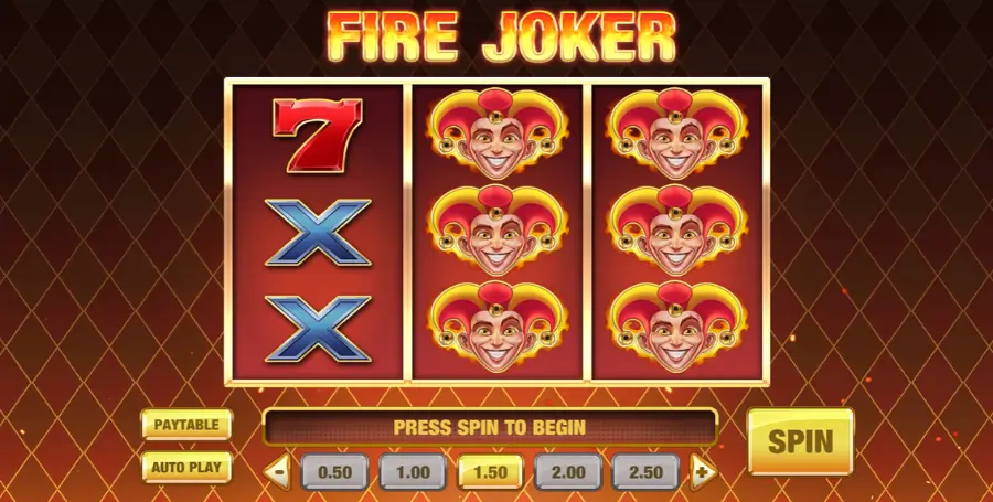 Prikaz Igralnega Avtomata Fire Joker