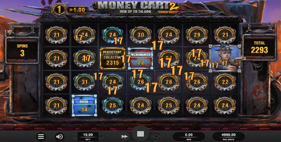 Prikaz Igralnega Avtomata Money Cart 2