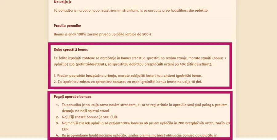 Prikaz Stavnih Zahtev in Pogojev Stavljenja za Paket Dobrodošlice v Igralnici BillyBets