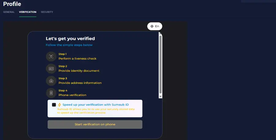 Prikaz KYC Preverjanje Identitete v Igralnici Joo Casino