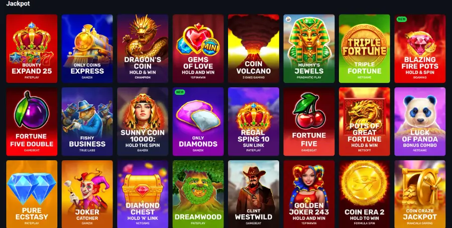 Prikaz Jackpot Iger v Slotlords Casino
