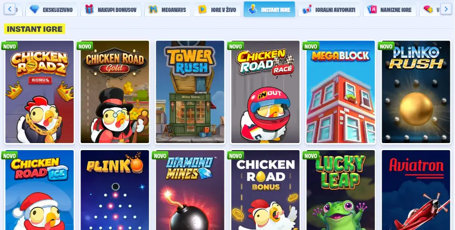 Prikaz Posebnih Iger v Onlyspins Casino