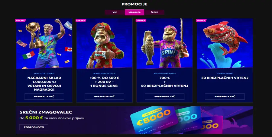 Pregled Bonusov v RTbet Casino