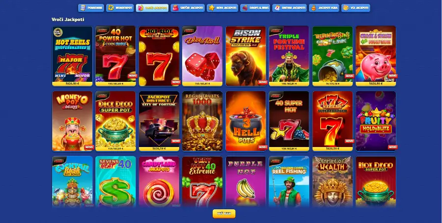Prikaz Jackpot Iger v Pistolo Casino