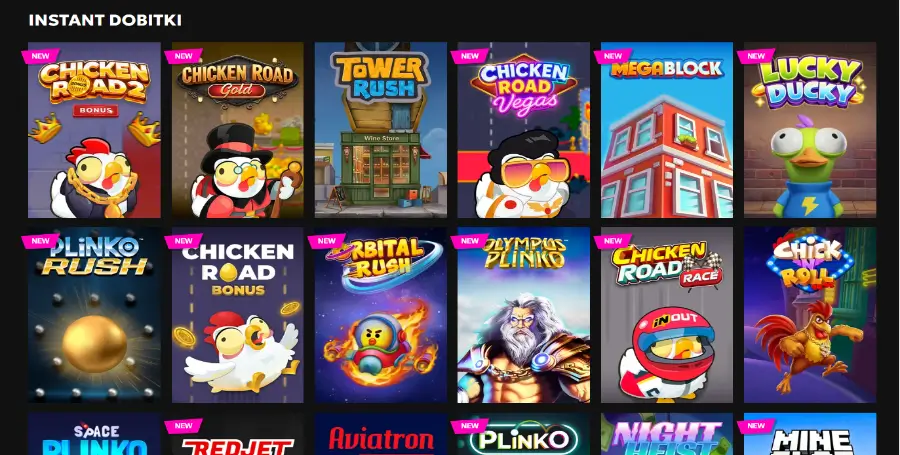 Prikaz Posebnih Iger v RTbet Casino