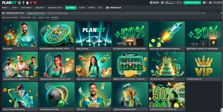Pregled Bonusov v Planbet Casino