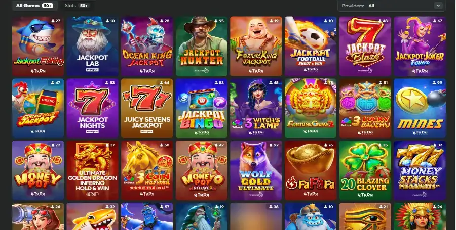 Prikaz Jackpot Iger v BC