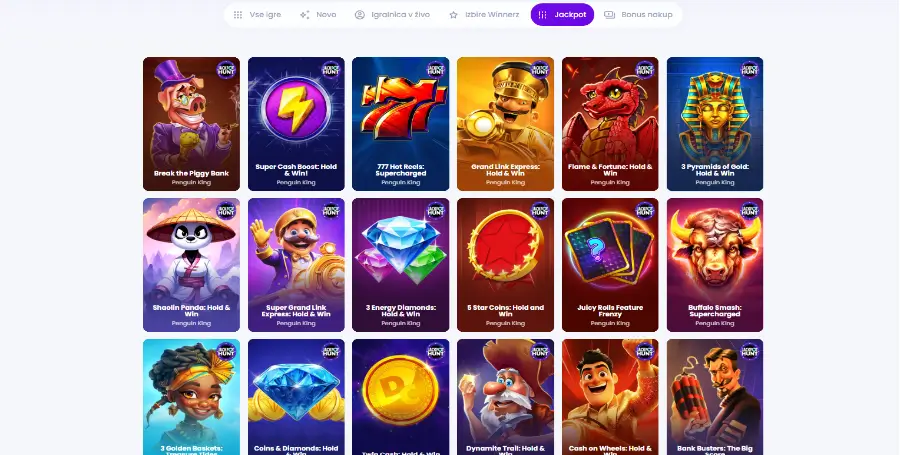 Prikaz Jackpot Iger v Winnerz Casino