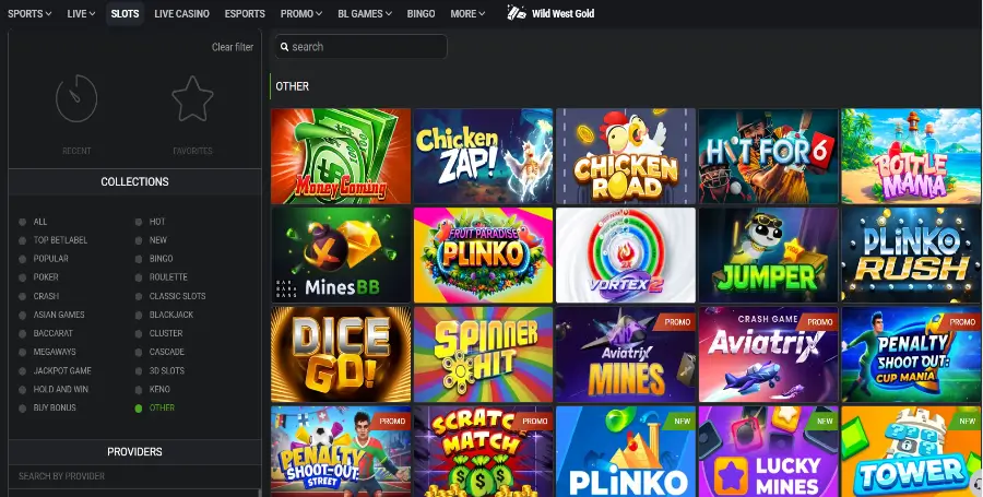 Prikaz Posebnih Iger v Betlabel Casino