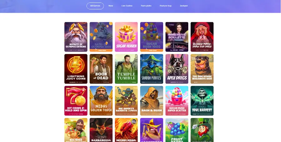 Prikaz Igralnih Avtomatov v Tsars Casino