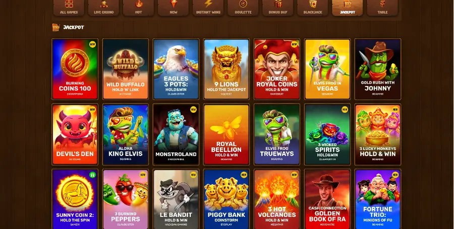 Prikaz Jackpot Iger v Asino Casino