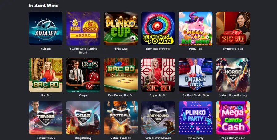 Prikaz Posebnih Iger v Spinline Casino